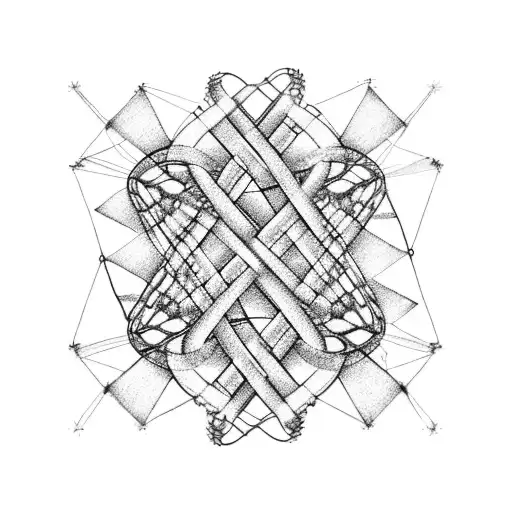 Dna Double Helix Intertwined With Computer Circuitry
