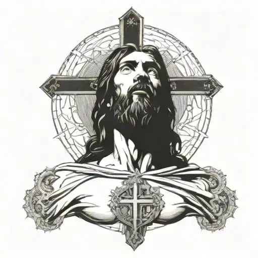 Cross And Jesus Christ