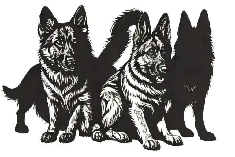 German Shepherd Dogs