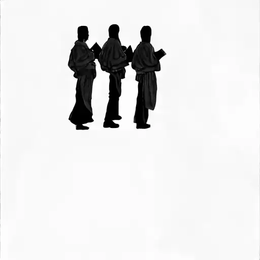 A Group Of People In Red Robes