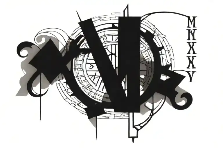 05 14 2006 Roman Numerals Intertwined