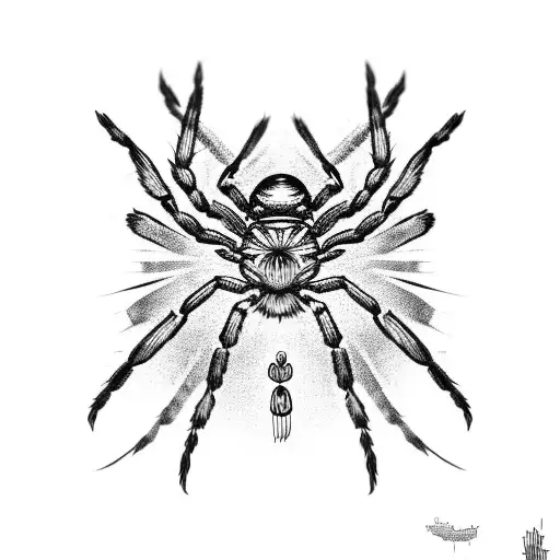 Spider Sinking It's Fangs Into A Haert