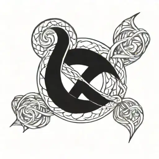 Mom Dead Infinity Symbol Intertwined Representing The Client's