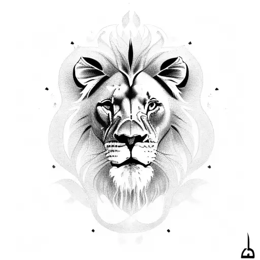 Lion With Text Stay
