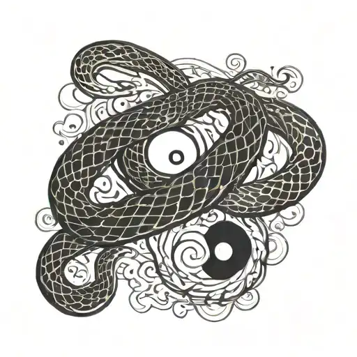 Yin Yang Snake Going