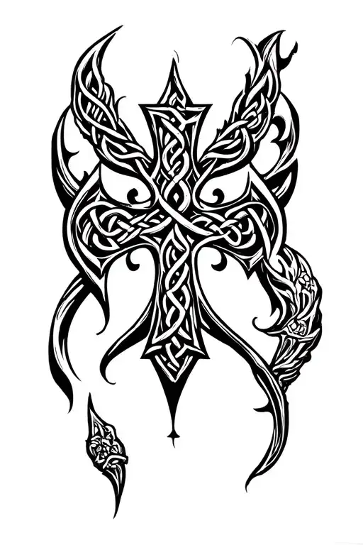 Celtic Warrior Cross
