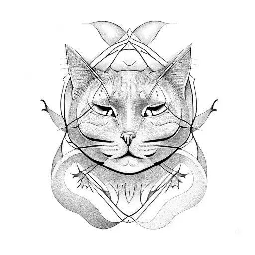 A Biology-inspired Design Featuring A Cat And Dinosaur Hybrid