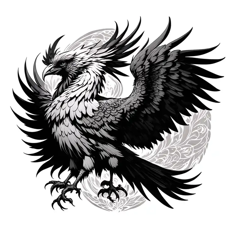 Rising Phoenix Bird