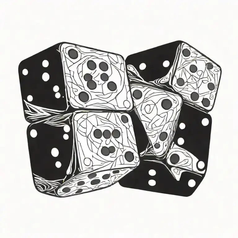 Dice With Number 2 Display