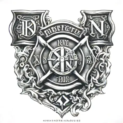 Firefighter Roman Numerals Representing Important Dates