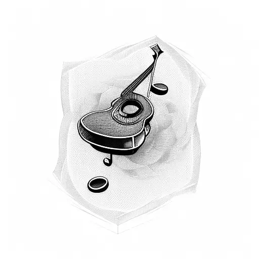 Money Notes And Musical Notes Intertwined