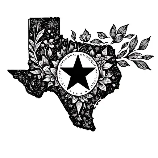 Texas State Outline