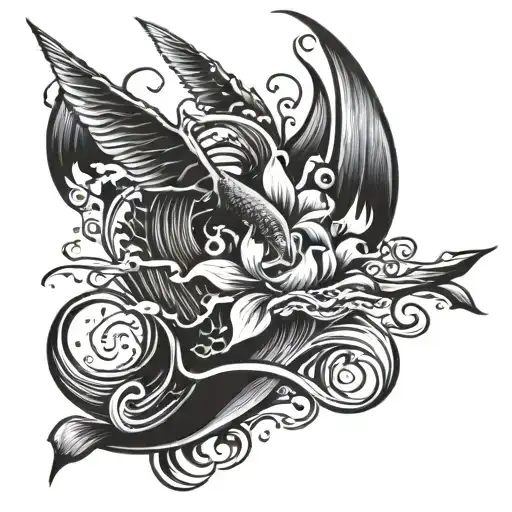 Loyalty And Water Theme Sleeve