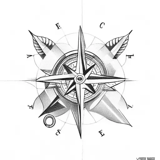 Sargento With A Compass And A Map