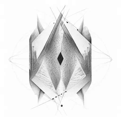 A Psychedelic Abstract Representation Of Sound Waves Merging With A Horse