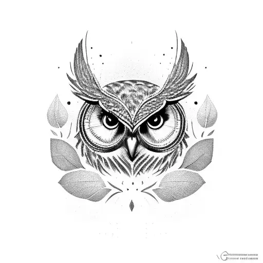 Owl Rose Feather Mobius Shape