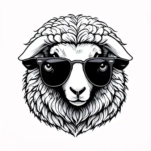 Black Sheep Head Sunglasses