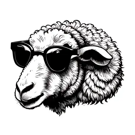Black Sheep Head Sunglasses