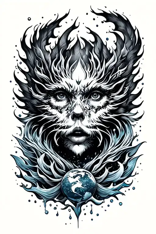 Macig With Fier Air Water Earth