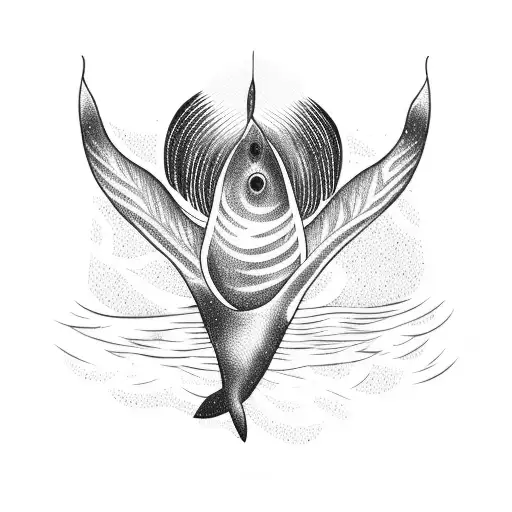 A Majestic Whale Swimming Through A Sea Of Music Notes