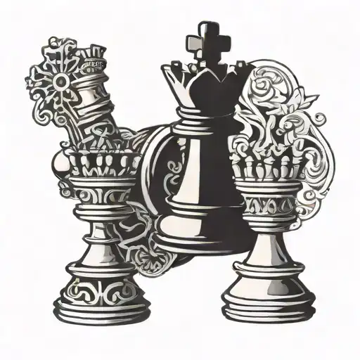 Ornamental King Chess Piece