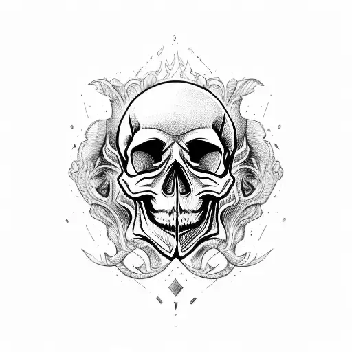 Skull And Fire