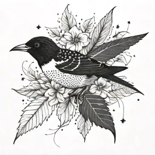 Flowers Stars Birds Leaves Nature