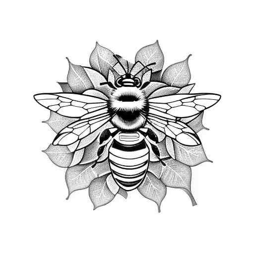 Bee Simple Wreath Surrounding