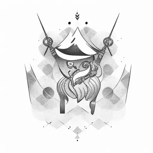 Nordic Tatoo On Back