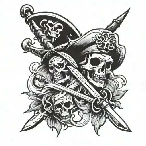 Crossed Sword Piratas