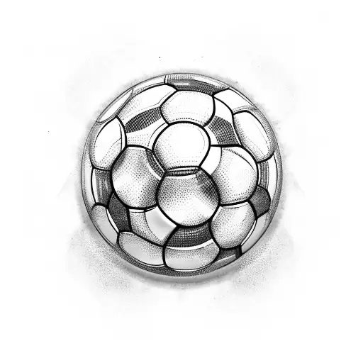 A Soccer Ball Surrounded By Electrical Bolts