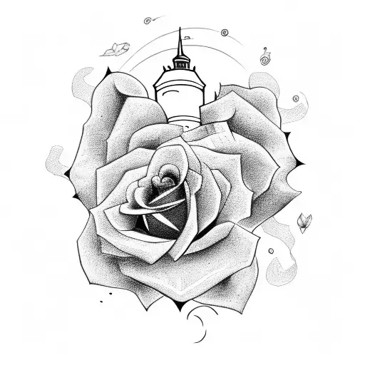 Tower With Rose