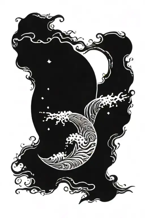 Compas Space Ocean Waves