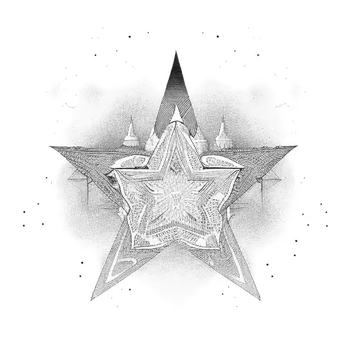 Neighborhood With Stars And Friends