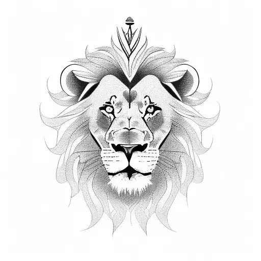 Happy Lion With Partyhat