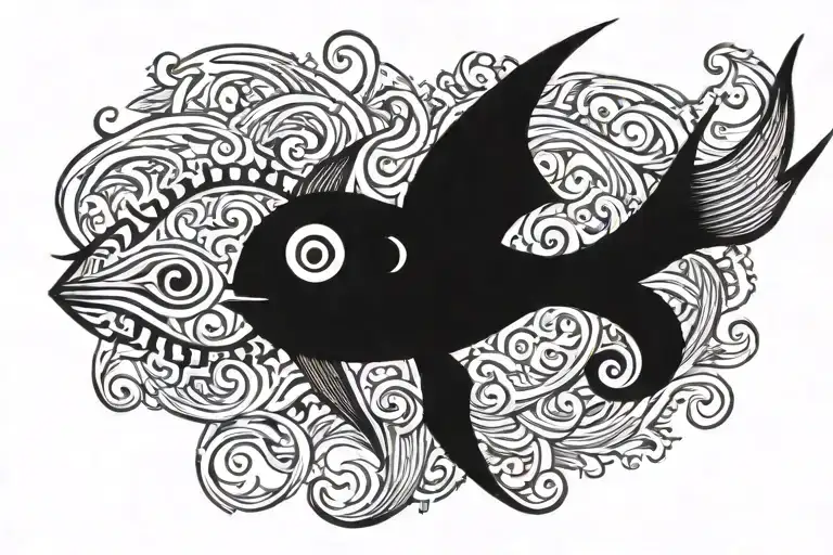 Christian Fish Symbol Intertwined