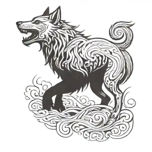 Fenrir Viking Norse Wolf