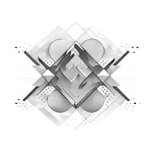 Musical Abstract Representation Of A Sunset