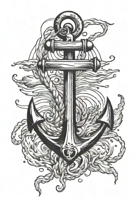 A Anchor Put In A Water And It Will Try To Fly Away