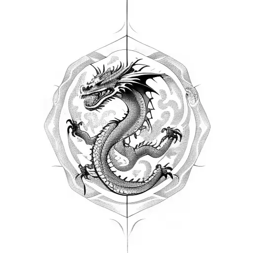 Dragon Themed Full Sleeve