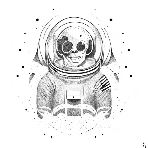Astronaut Floating