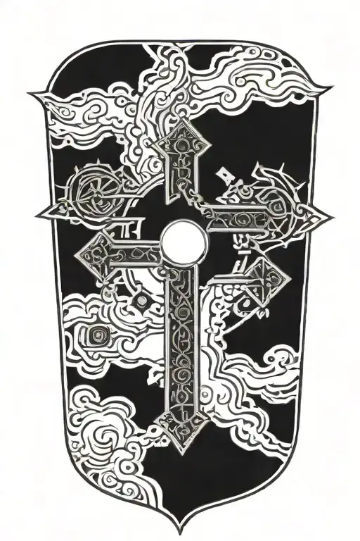 Solar Cross Surrounded