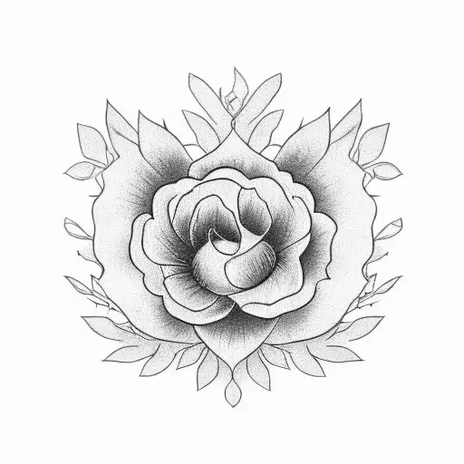 Flower With A Japanese Twist And Nature Themed