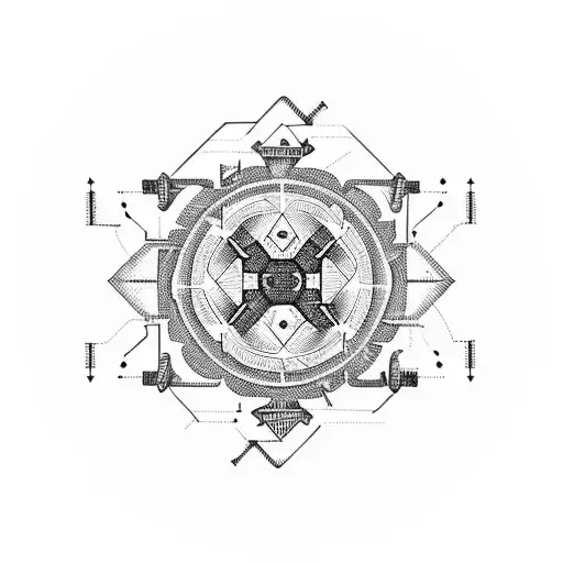 A Semiconductor Circuit Design Integrated With Nordic Symbols