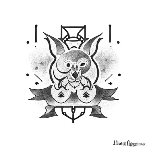 A Tattoo Representing The Good Life And Friends