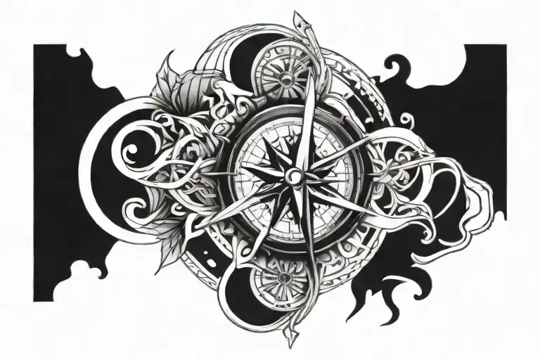 Time Compass Rose