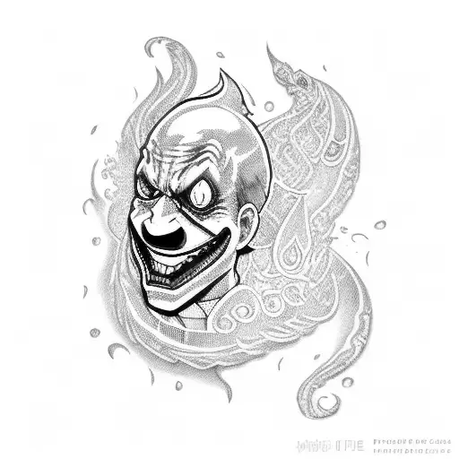 Fire Force Joker Anime Blue Highlights