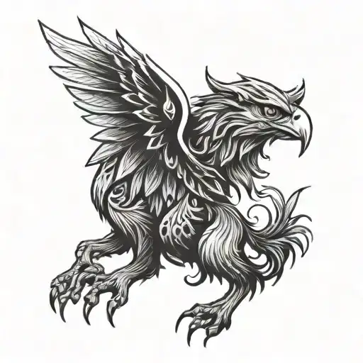 Gryphon Symbolizing Strength And Protection