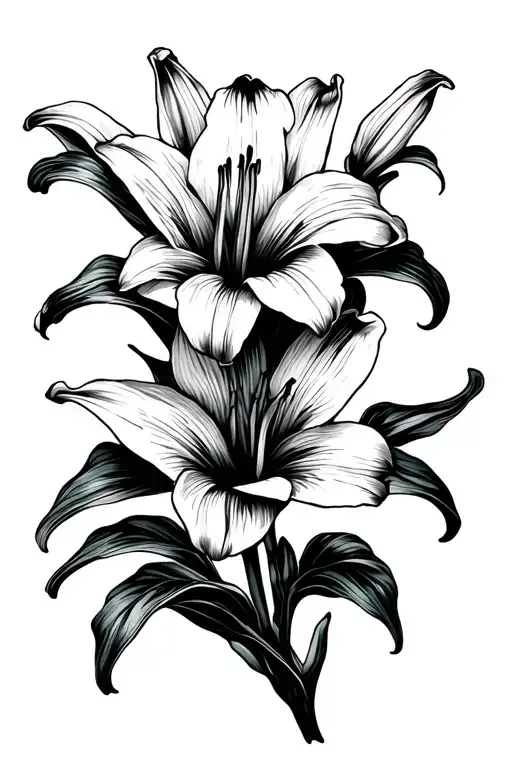 Lily Flower Blooming