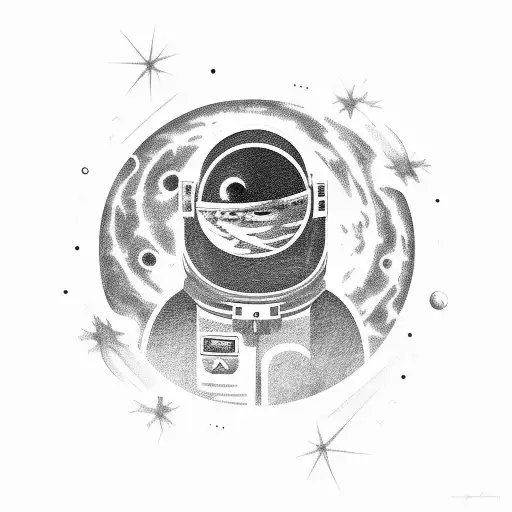 A Realistic Astronaut Exploring A Black Hole